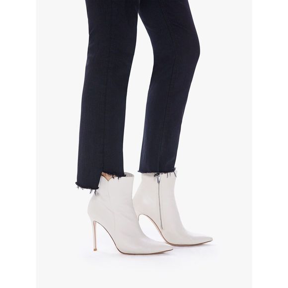 NWT Mother The Mid Rise Dazzler Ankle Step Fray In Not Guilty Size 34 - Picture 4 of 9